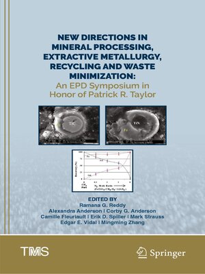 cover image of New Directions in Mineral Processing, Extractive Metallurgy, Recycling and Waste Minimization